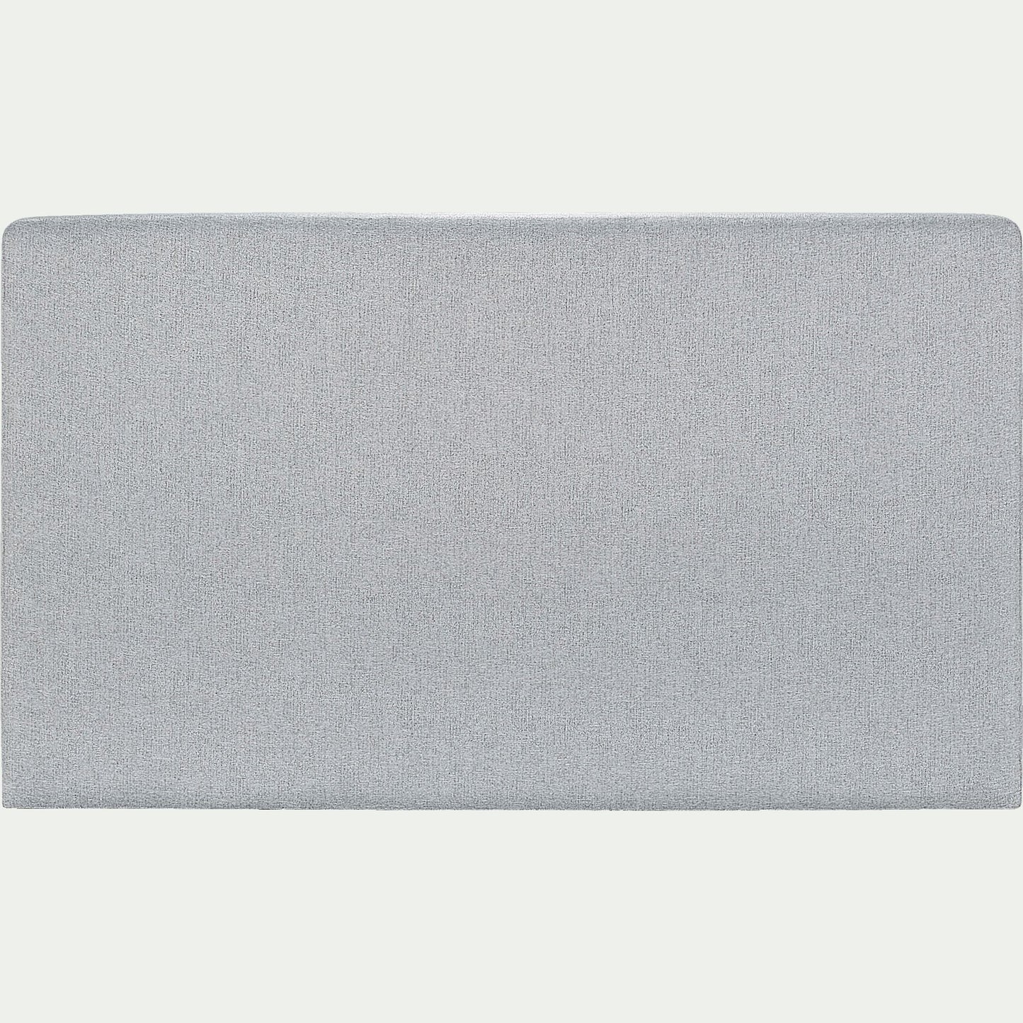 MELETTE - Tête de lit droite en tissu - gris clair L190cm
