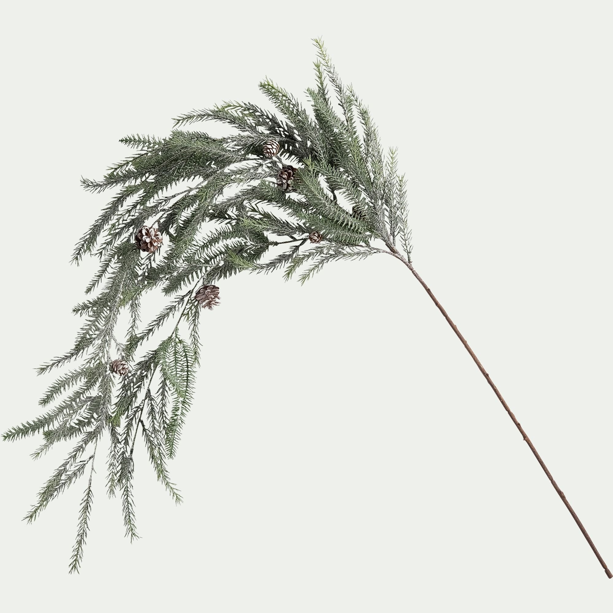 ALOUPKA - Branchage de Noël artificiel cèdre du japon H142cm - blanc