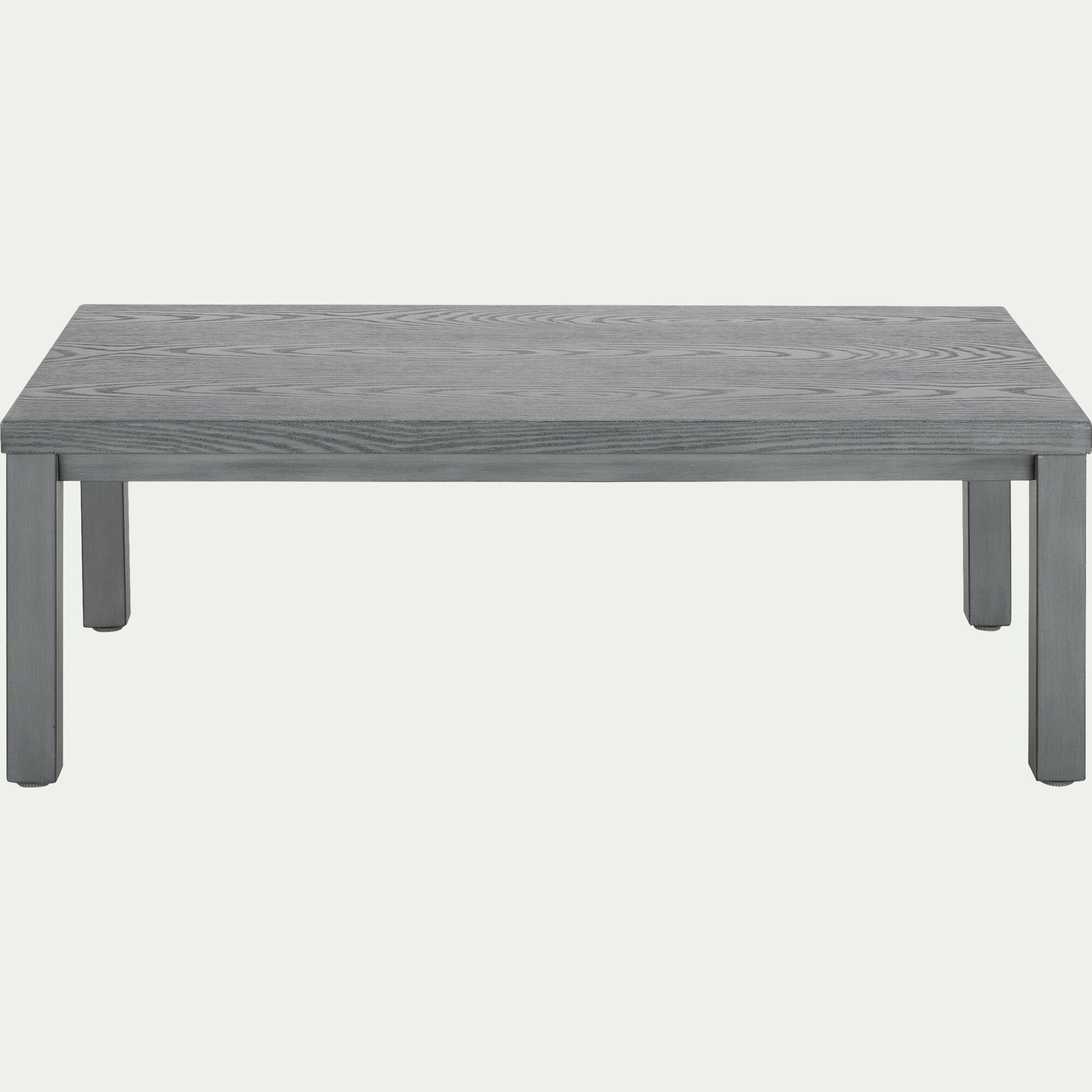 CAGLIARI - Table basse de jardin rectangulaire en aluminium - gris