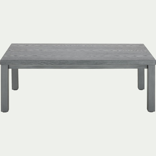 CAGLIARI - Table basse de jardin rectangulaire en aluminium - gris