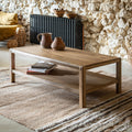 GAIA - Table basse en acacia - bois clair