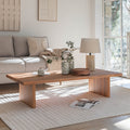 KIARA - Table basse en acacia L150xl70cm - bois foncé