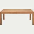 BARRAS - Table de repas extensible en chêne - bois clair (10 à 12 places)