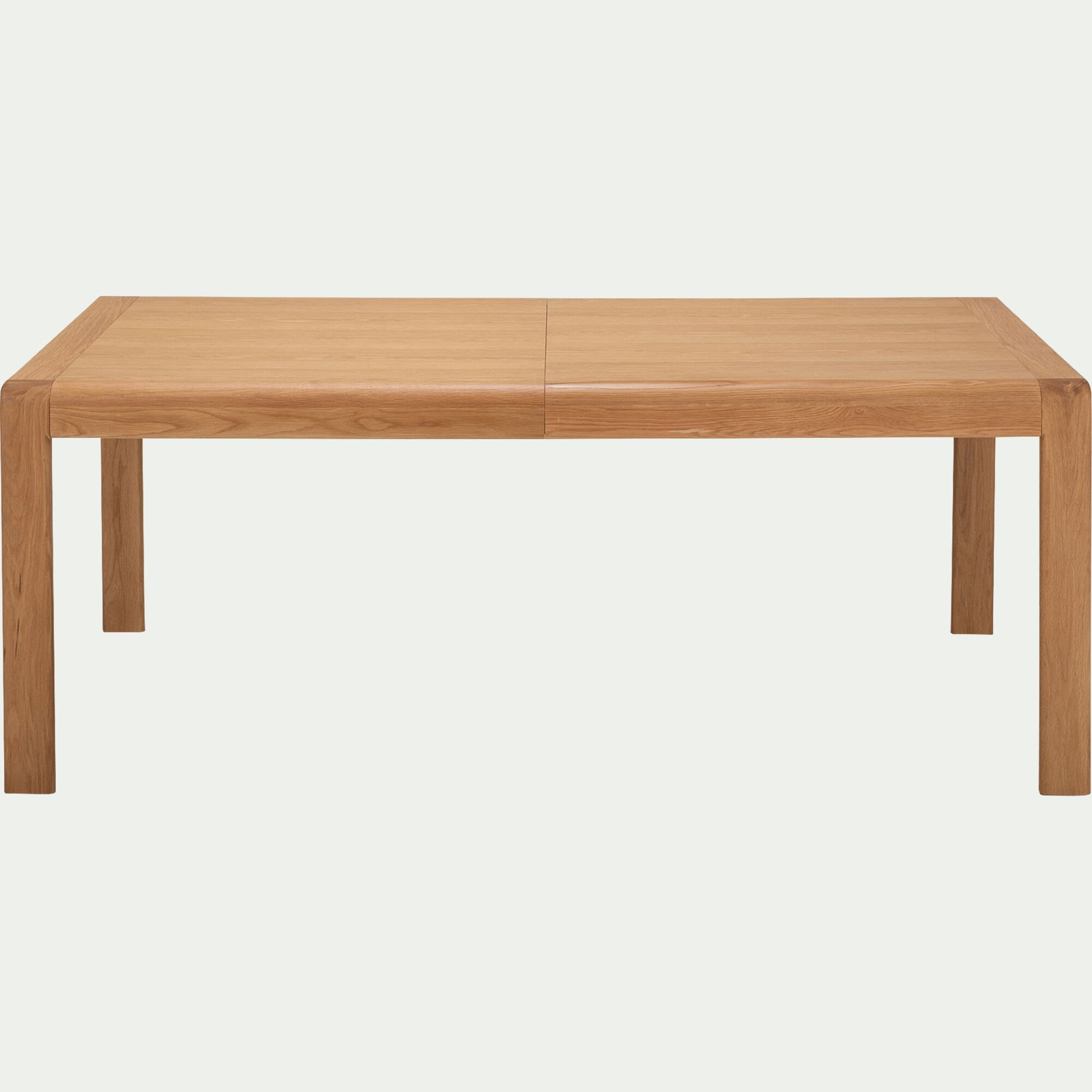BARRAS - Table de repas extensible en chêne - bois clair (10 à 12 places)