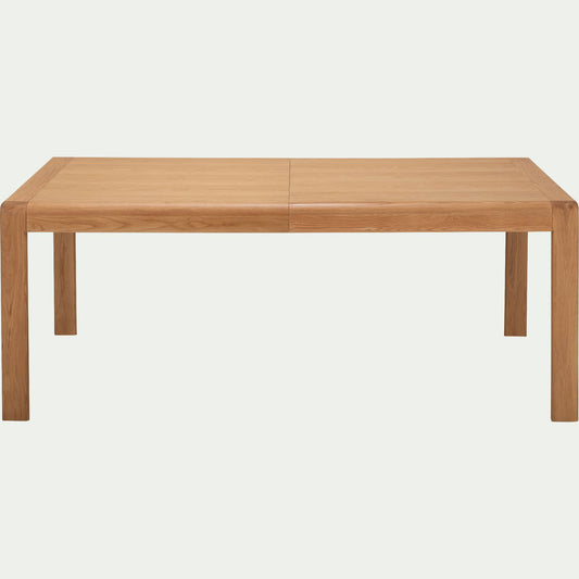 BARRAS - Table de repas extensible en chêne - bois clair (10 à 12 places)