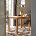 LANKARIA - Table haute en chêne blanc - bois clair (4 places)