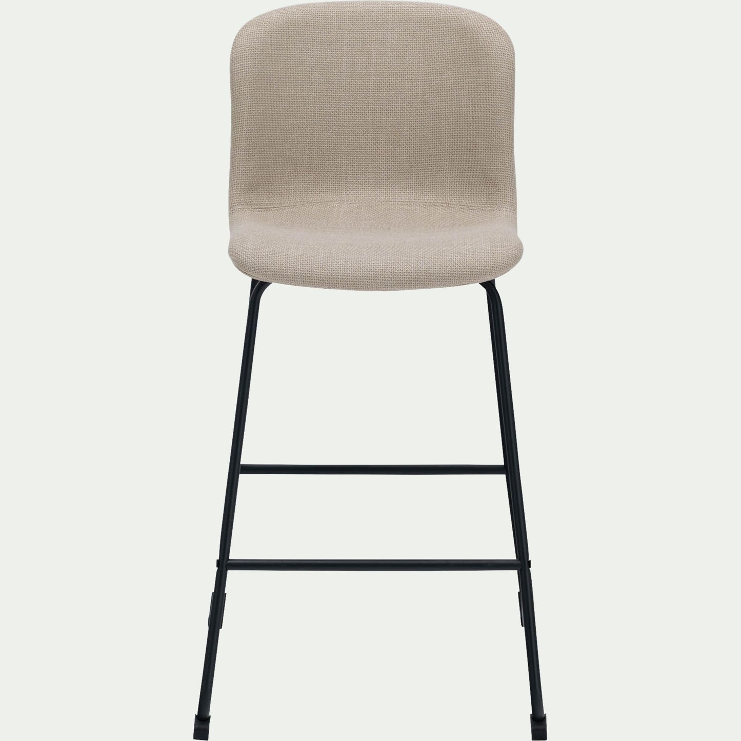 OPIO - Chaise de bar en tissu H66cm - beige