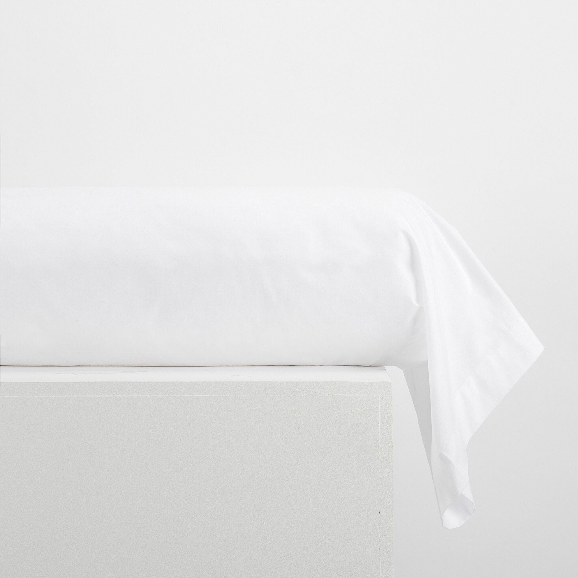CALANQUES - Taie de traversin en coton - blanc 43x190cm
