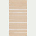 BAYA - Tapis en coton à rayure 60x120cm - beige