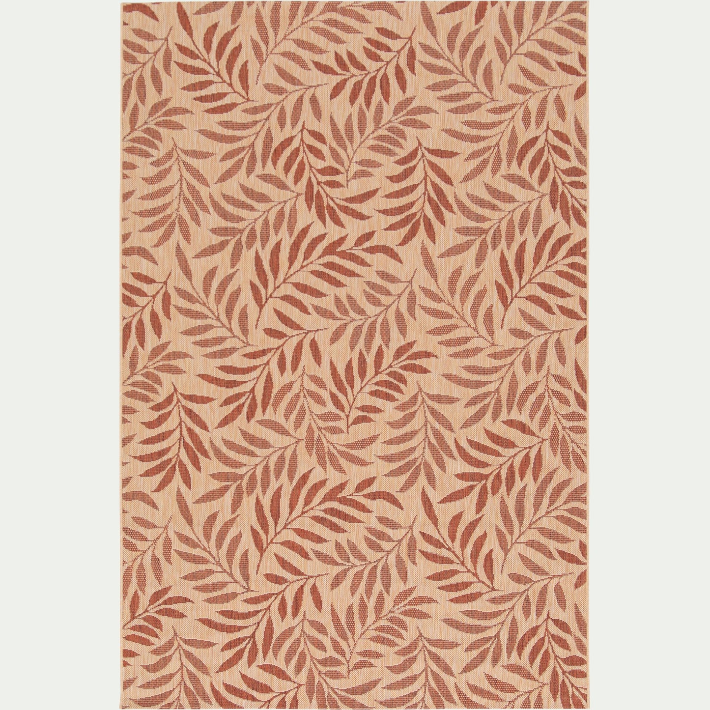 JASMINE - Tapis à motif feuillage 200x290cm - beige