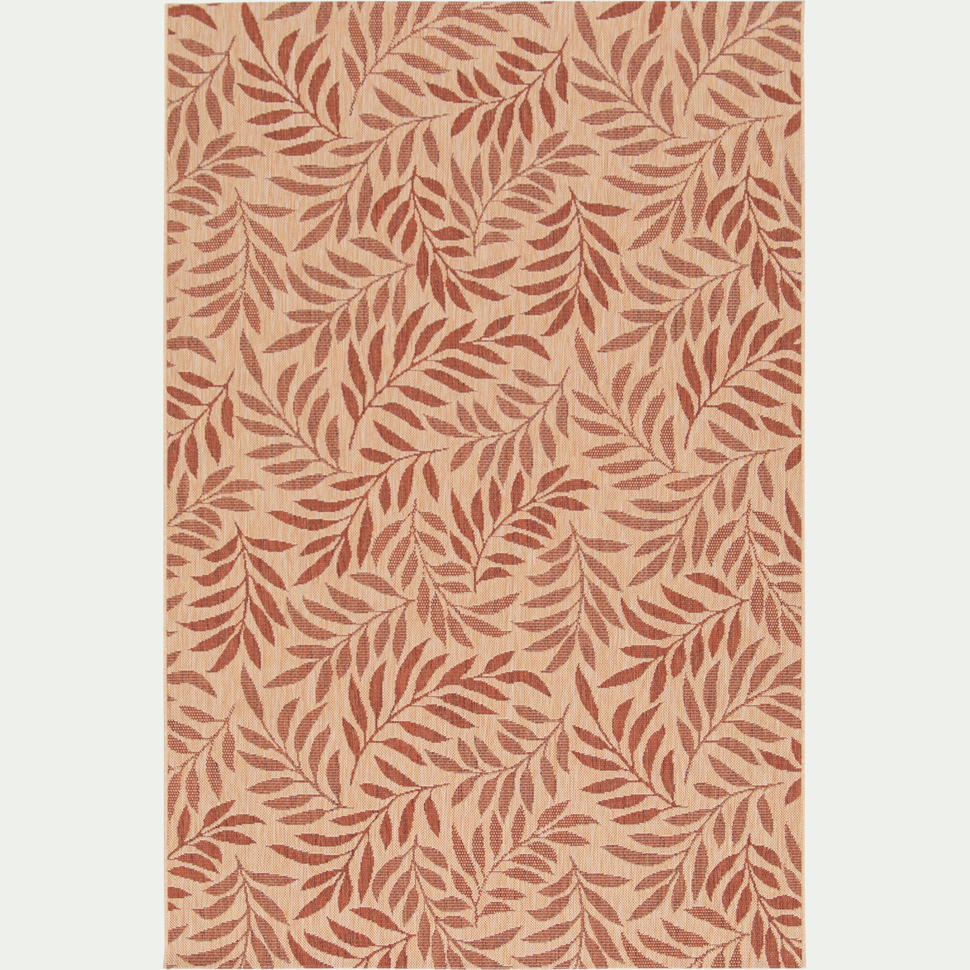 JASMINE - Tapis à motif feuillage 200x290cm - beige