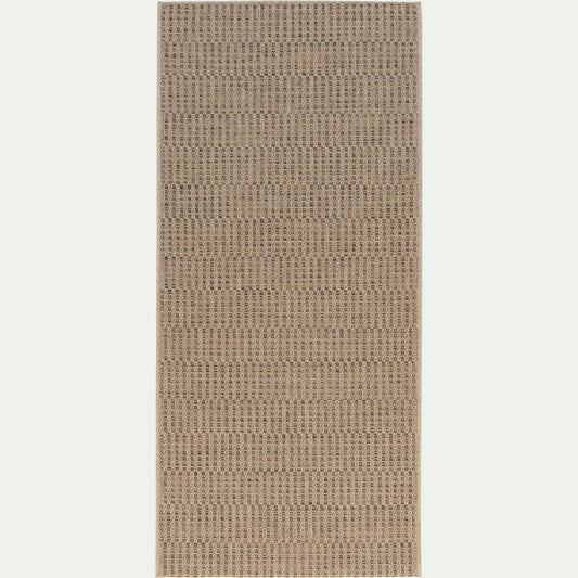 LUBERON - Tapis pour intérieur et extérieur - beige 140x67cm