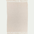 MALA - Tapis à pompons en laine 200x290cm - beige