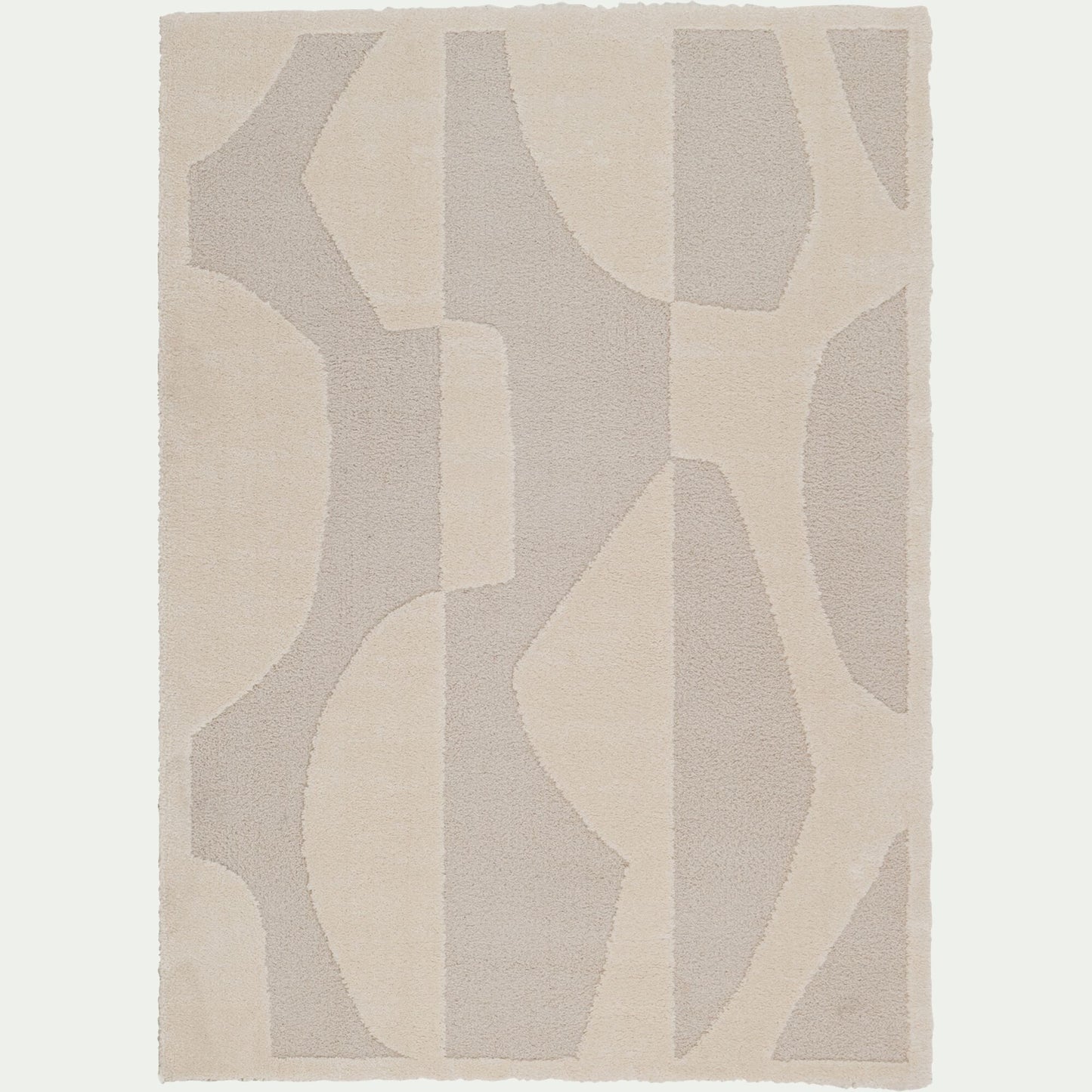 MIRA - Tapis à motifs abstraits - beige 200x290cm
