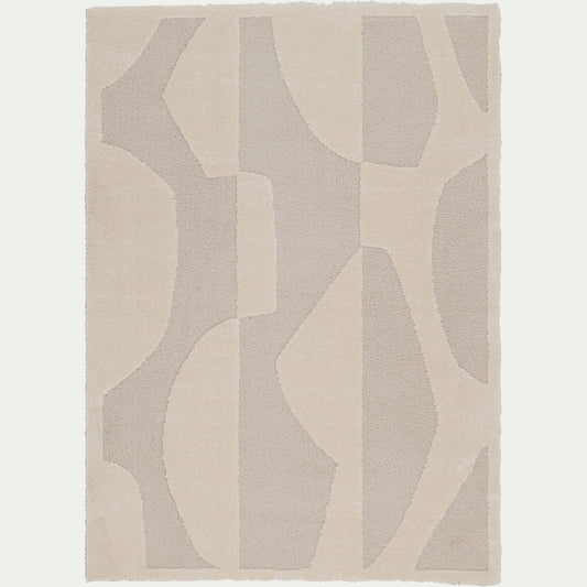 MIRA - Tapis à motifs abstraits - beige 200x290cm