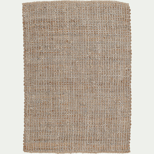 NIOLON - Tapis tressé en jute - naturel 200x290cm