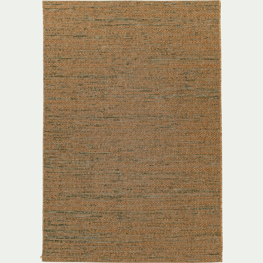 REBIA - Tapis synthétique effet chiné 120x170cm - naturel