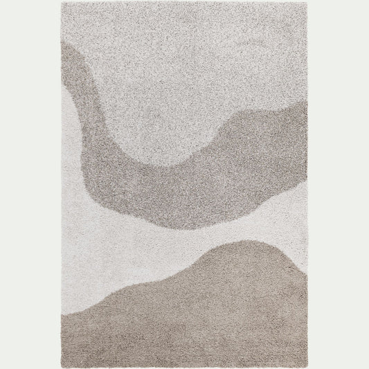 SAMA - Tapis à motifs abstraits 200x290cm - beige