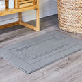 AZUR - Tapis de bain en coton - gris restanque 50x80cm