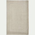 AZUR - Tapis de bain en coton - beige 50x80cm