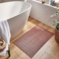 AZUR - Tapis de bain en coton - brun rhassoul 50x80cm