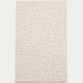 ELIPSO - Tapis de bain en coton jacquard 50x80cm - blanc ventoux