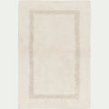 LOUCETA - Tapis de bain en coton 50x80cm - blanc ventoux