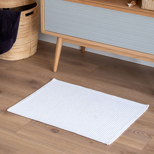 PICUS - Tapis de bain antidérapant 50x80cm - blanc ventoux