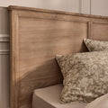 ALYSSE - Tête de lit en bois d'orme L174cm - bois clair