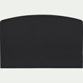 CORTIOU - Tête de lit galbée en tissu - gris anthracite L190cm