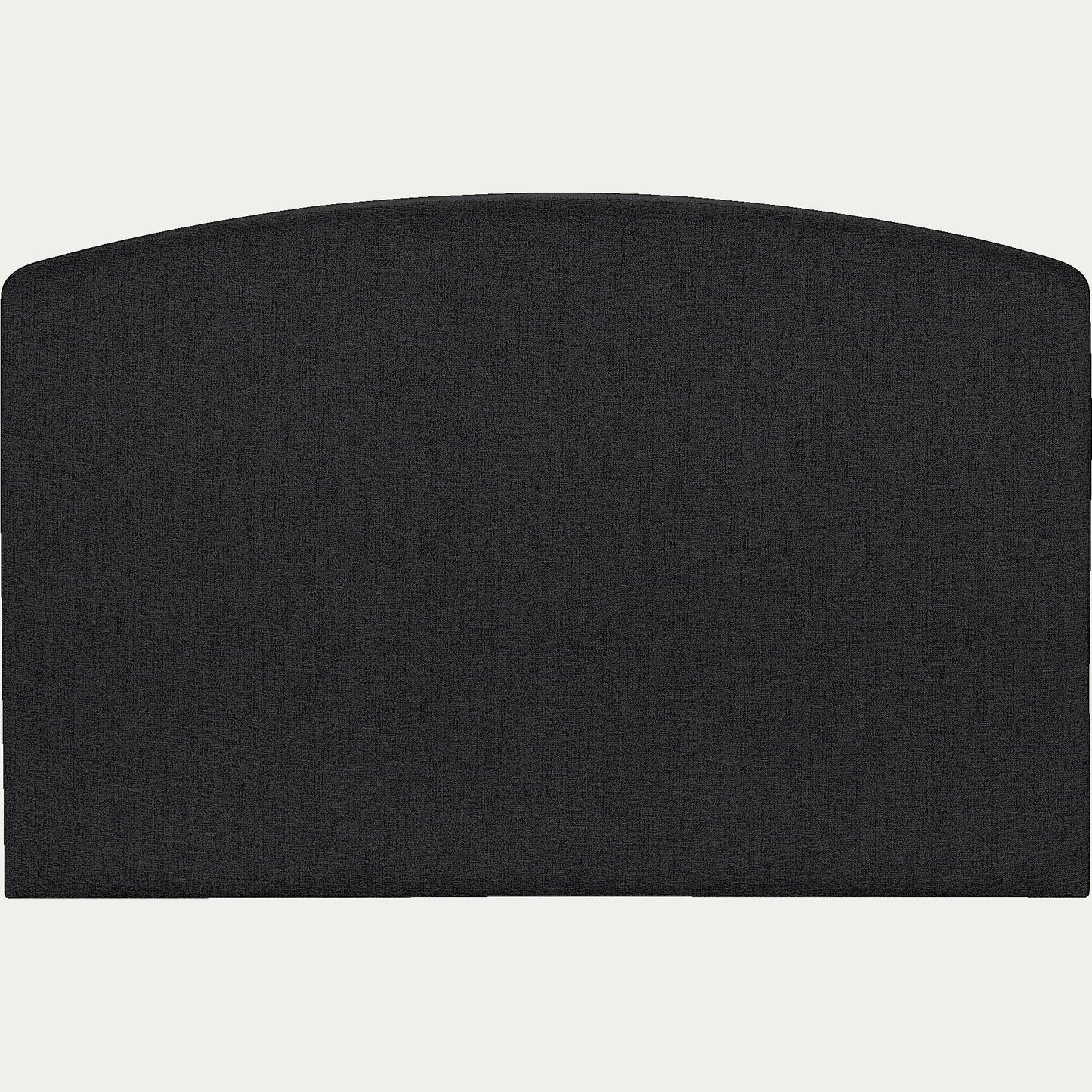 CORTIOU - Tête de lit galbée en tissu - gris anthracite L190cm