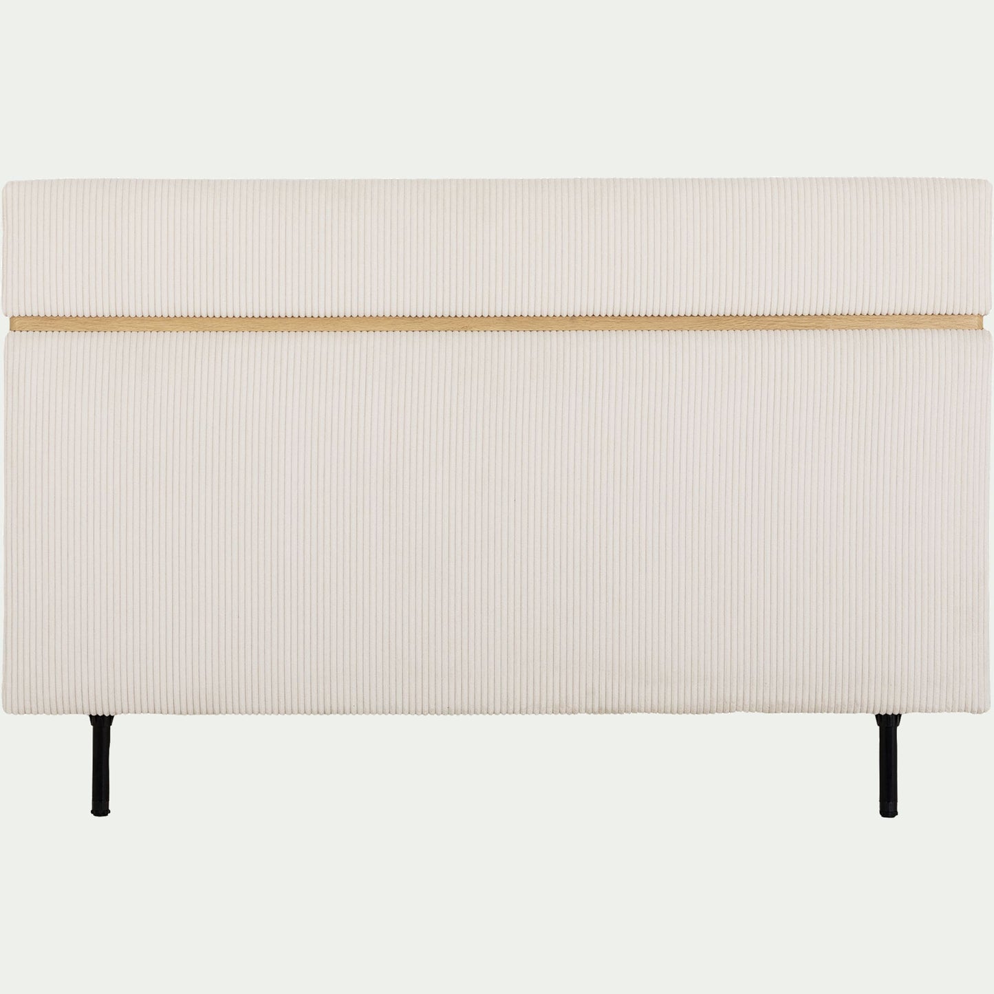 VINCE - Tête de lit en tissu L162cm - blanc écru