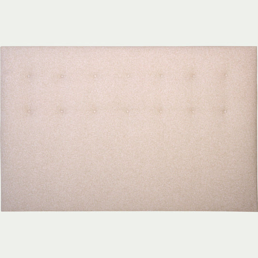 CATALINA - Tête de lit capitonnée en tissu L200cm - beige