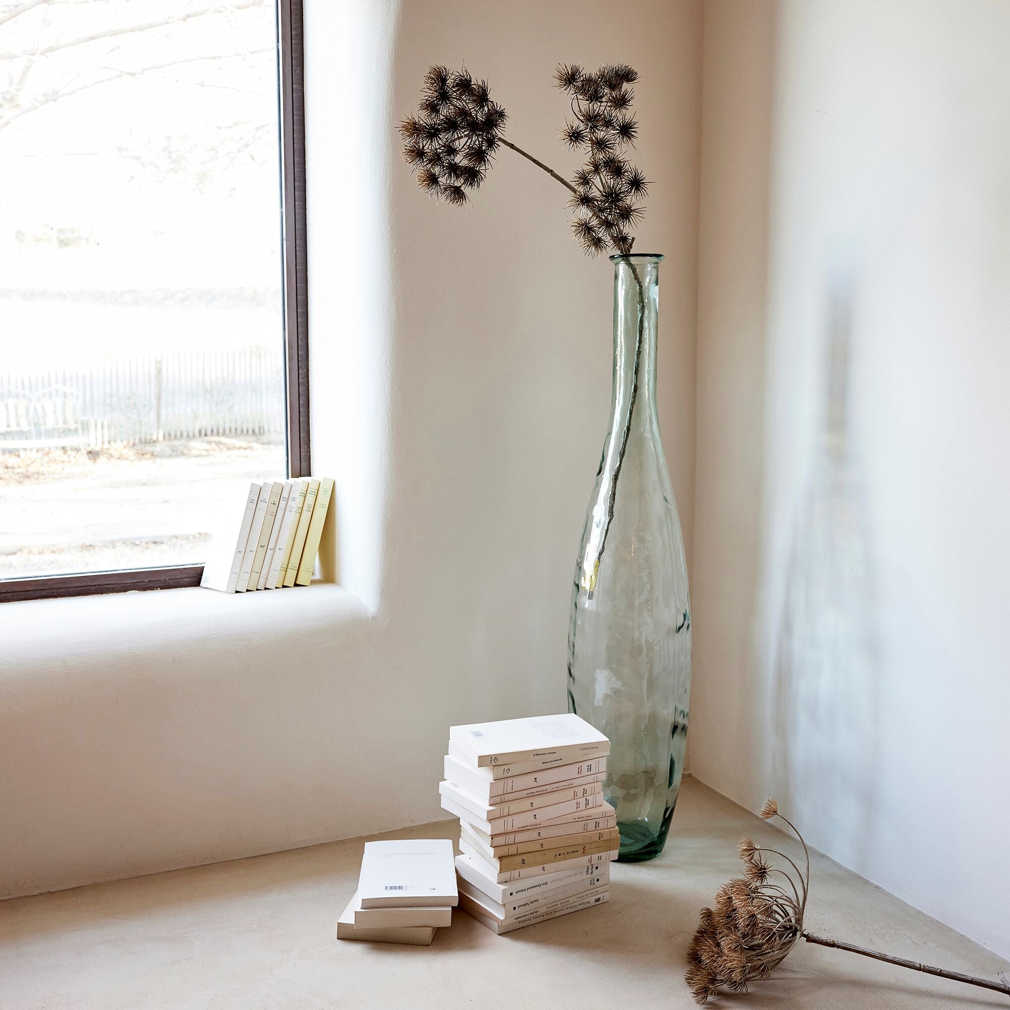 BERILLO - Branche d'Heracleum artificielle H109 - marron