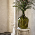 AUBERVILLE - Grand vase en verre recyclé H42cm - vert