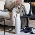 KAMU - Vase pichet en faïence H51cm - blanc