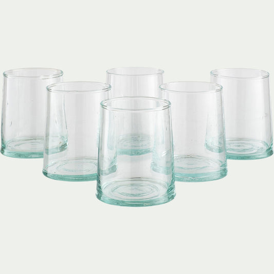 BELDI - Gobelet en verre recyclé 25cl - transparent
