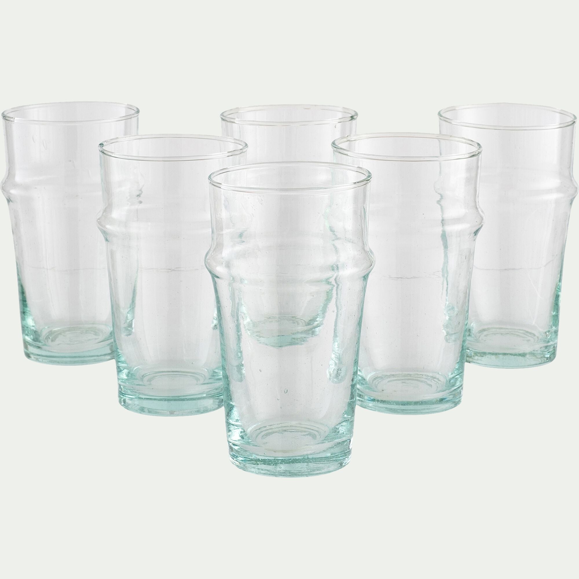 BELDI - Verre marocain en verre recyclé 30cl - transparent
