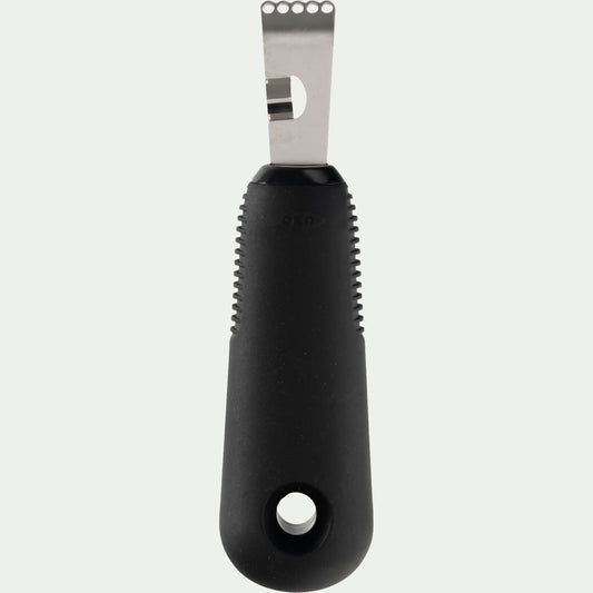 OXO - Zesteur canneleur en inox - noir